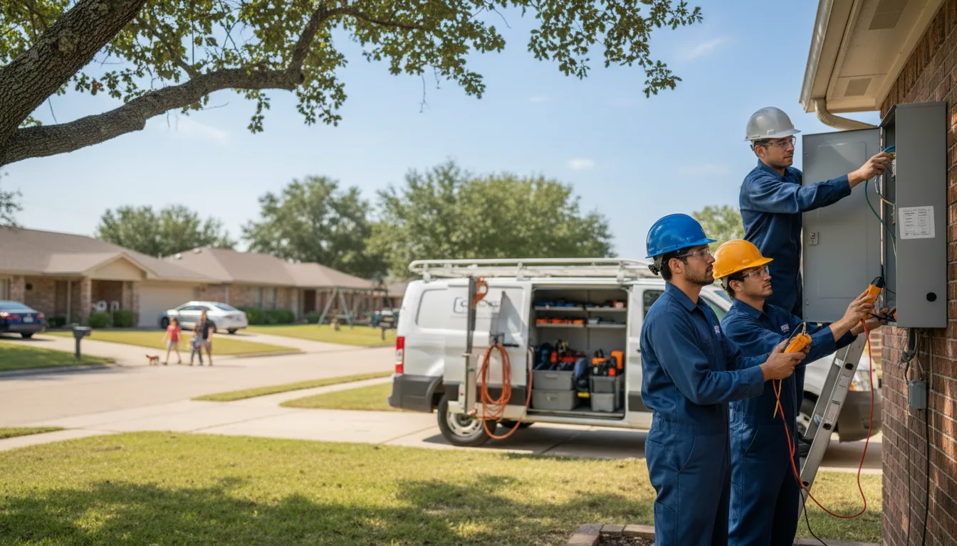 Emergency electrical repair services provided by licensed electricians in Rhode Island